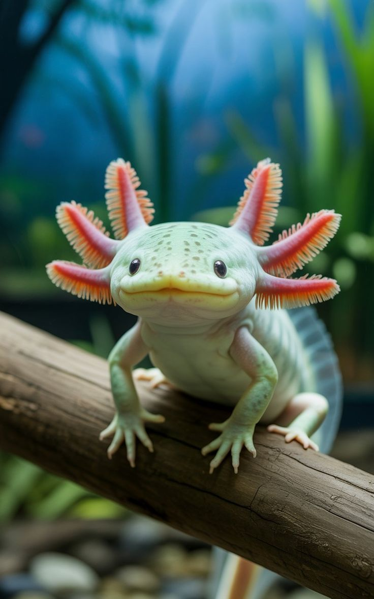 Green axolotl